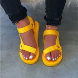 Casual Open-toe Women Sandals Non-slip Black Hook Loop Platform Sandals Shoe Female Summer Beach Shoes