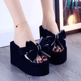 4 Colors Cute Platform Bow Sandals ON883