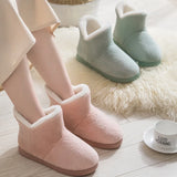 Winter Warm Shoes Woman Men Indoor Slippers Soft Plus Couples Home Floor Snow Boots Anti-slip Female House Footwear