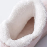 Winter Warm Shoes Woman Men Indoor Slippers Soft Plus Couples Home Floor Snow Boots Anti-slip Female House Footwear