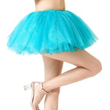 high-end short mesh tutu skirt adult A-line pleated sexy hot girl pure desire tutu skirt