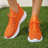 Lightweight Non Slip Loafers Shoes Women Slip On Breathable Knitted Flats Woman Plus Size Soft Sole Sneakers Female 43