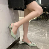 Female Shoes on Sale New Women's Pumps Summer Stiletto Women Sandals Elegant Pointed Toe Shallow Mouth Black Heels Shoes