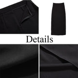 Skirts Women Ankle-length Black Split Hip Wrap Cool Korean Fashion High Waist Solid Simple High Street Chic Stylish All-match