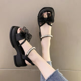 Ladies Shoes on Sale Fashion Modern Women's Sandals Summer Daily  Sandals Women Solid Shoes Ladies Platform