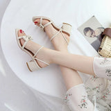 Shoes Outside Rubber Summer Open Toe Women's Slippers and Ladies Sandals with Heel Slides Off White Bow Shoe Chic Elegant B