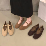 Spring New Brand Women Flats Round Toe Shallow Slip On Ladies Casual Ballet Shoes Soft Leather Eelgant Dress Shoes