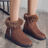 Snow Women Boots Plus Size Shoes For Women Platform Boots Ladies New Keep Warm Shoes Woman Fur Soft Botas Mujer Winter Boots