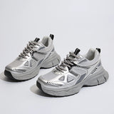 Women Mesh Breathable Casual sneakers woman trends Lace-Up Platform Vulcanized Shoes Ladies Female Shoes Zapatos Mujer