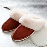 Women Slippers Winter Warm Casual Ladies Slippers Faux Fur Women's Slippers Home Trend Living Room Shoes Footwear Female