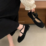 New Spring Summer Flat Ballet Shoes Women's Shoes Retro Mary Jane Shoes Ballet Flats Women Zapatos Mujer