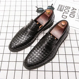 Italian Loafers Men Casual Shoes Luxury Brand Shoes For Men Leather Moccasins Slip On Boat Driving Shoes Dress Zapatillas