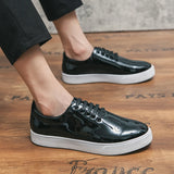 Luxury Brand Men Leather Casual Shoes