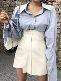 women korea styles high waist Autumn and summer fashion girl's halfbody skirt female mini length