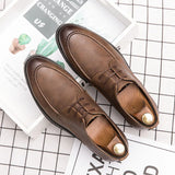 Young Men Concise Leisure Leather Shoes Light Brown Fashion Business Dress Shoes Career Barber Shoes Quality Free Shipping Black