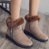 Snow Women Boots Plus Size Shoes For Women Platform Boots Ladies New Keep Warm Shoes Woman Fur Soft Botas Mujer Winter Boots