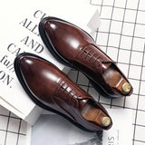 Brand High Quality Loafers Men's Shoes Business Oxford Shoes Italian Men's Dress Shoes Zapatos De Hombre De Vestir Formal