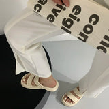 New Gladiator Summer Sandalias Fashion Platform Flats Elegant Open Toe Slippers Comfort Beach Slides