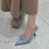 Woman Pumps Shoes HIGH HEELS Summer Party  Stiletto Heels Sexy Single Shoes Flight Woven Mesh Breathable Women's Shoes