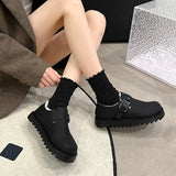 Black Plush Zapatos Mujer Round Toe Cozy Ladies Shoes Slip On Leisure Sapato Feminino Autumn Winter New Vulcanize Footwear 2024