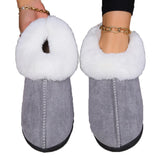 Slippers Woman Warm Winter Floor Women Shoes Fur Plush Women's Home Slippers Colorful Indoor Cotton Shoes Footwear Female