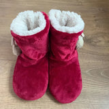 Womens Home Slipper Boots Winter Warm Fuzzy Indoor Fur Ball Contton Plush Non Slip Grip Fluffy Female Floor Shoes Flat Ladies