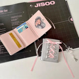 Silver Sweet Wallets for Women Y2k Strap-on Designer Original Fashion Short Coin Purse Korean Style Casual New Cute Wallet