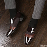 Shoes Men Slip on Men Dress Oxfords Fashion Business Dress Men Shoes New Classic Leather Men'S Suits Shoes Man Shoes