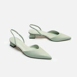 Shoes for Women Hot Sale Slingbacks Women's High Heels Fashion Shallow Mouth Office and Career Sexy Slip-on Toe Cap Sandals