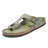 Brand Couple's Flip Flops Green Trend Men's Slippers Soft Sole Comfortable Versatile Women's Flat Shoes Beach Outdoor