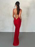 Sexy Lace Up Backless Pleated Bodycon Dress For Women New Fashionable Elegant Party Sleeveless Slim Club Evening Dress