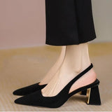 Women High Heels Hot Sale Black High Heels Shoes Sandals Summer New Party Sexy Thick Mules Shoes Slippers Ladies Wedding