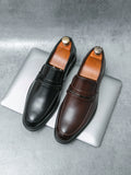 Men Formal Wear Dress Shoes Business Shoes Ripe-Yong Luxury Goods Social Shoes Gentleman Elegant Loafers Office Casual Footwear