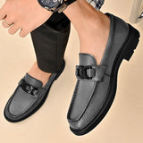 Men's Casual Loafers Fashion Business Thick Bottom Formal Shoes Oxford Shoes Luxury Brand Slip-on Dress Shoes Driving Mocassins