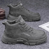 Men Shoes Four Seasons Short Boots New British Style Fashion Anti Slip Comfortable Mountaineering Boots Sports Casual Shoes