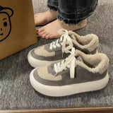 Autumn and Winter Best-selling High-quality New Thick Soled Fur Shoes and Warm Bread Casual Shoes Sneaker