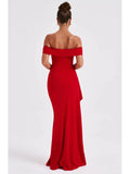 Elegant High Split Sleeveless Elastic Tight Dress Women One Shoulder Slim Female Vestidos Party Club Evening Dress