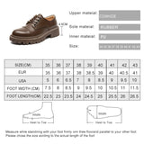 Women Loafers Shoes Genuine Leather Thick Heels Student Shoes Female Lace Up British Style Lady Oxford Shoes Footwear