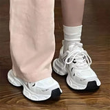 sneakers women trends summer Sneakers White Lace-Up Women's jogging Shoes platform Female designer shoes zapatos de mujer