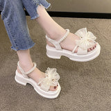 Ladies Shoes on Sale Fashion Modern Women's Sandals Summer Daily  Sandals Women Solid Shoes Ladies Platform