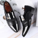 Shoes Men Slip on Men Dress Oxfords Fashion Business Dress Men Shoes New Classic Leather Men'S Suits Shoes Man Shoes