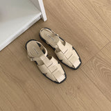 Gladiator Platform Women's Sandals Summer Fashion Women Chunky Beach Sandal Pu Comfortable Sandalias Mujer