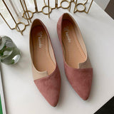 Fashion Low-heeled Non-slip Shoes Women Summer And Autumn Casual Square Toe Flat Leather Shoes Shallow Mouth Simple Shoes