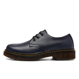 Men Oxfords Genuine Leather Dress Shoes Brogue Lace Up Mens Casual Shoes  Work Tooling shoes Men Plus Size 38-47