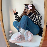 Japanese Harujuku Jk Student Sports Running Lolita Shoes Sweet Girls Female Kawaii Cosplay Cute Anime Lolita Shoes Women Sneaker