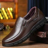 Men's Genuine Leather Shoes 38-46 Head Leather Soft Anti-slip Rubber Loafers Shoes Man Casual Real Leather Shoes