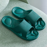 Summer Women Floor Flat Shoes Comfortable Indoor Eva Flip Flops Massage Insole Female Non-slip Bathroom Home Slippers