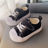 Solid Color Baby Shoes Children Canvas Shoes All-purpose Non-slip Breathable Walking Shoes For Boys And Girls Kids Sneakers