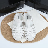 Shoes Closed Toe Sandals Women's Breathable Summer Heels Buckle Suit Female Beige New Fashion Low Girls Gladiator Flat Stra