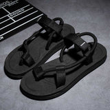 Men Sandals for Male Summer Roman Beach Shoes Flip Flops Slip on Flats Slippers Slides